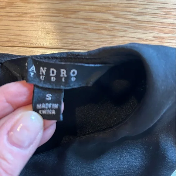 Sandro Peter Pan Blouse - Picture 5 of 9